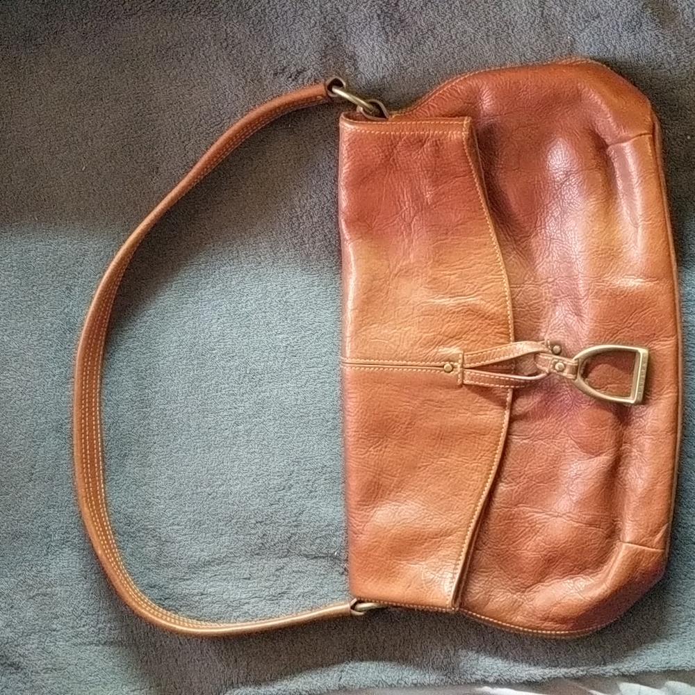Lauren Ralph Lauren leather equestrian purse